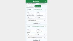 calculating hydraulic parameters interface